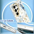 thumbnail image 6 of Tarise for Samsung Galaxy S23 Ultra 5G Phone Case, [Wireless Charging] Shockproof Drop Proof Rugged Hybid Back Cover with TPU Impact Resistant Bumper for Samsung S23 Ultra 6.8" (2023), Butterfly, 6 of 7