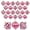 A02 Pink, variant on Valentines Day Decorations Heart Ornaments - 24pcs Rose Gold Heart Shaped Baubles Tree Ornaments for Valentine's Day Wedding Anniversary Hanging Decorations