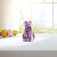 thumbnail image 4 of Mrzvby Easter Home Decorations and Easter Basket Stuffers,1.5 Inch Natural Crystal Carved Bunny Crafts Ornament Cute Polished Natural Carved Sculpture Statue Home Office Desk Decoration Gift, 4 of 6