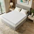 thumbnail image 4 of 2 inch Gel Memory Foam Mattress Topper Queen Size High Density Cooling Pad Pressure Relief Bed Topper with Removable Washable Cover, 4 of 9