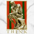thumbnail image 2 of The Thinker Skeleton Sculpture Tank Top T Shirts Men Women Brisco Brands S, 2 of 6