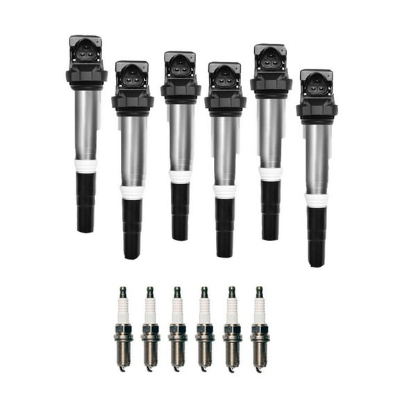 ISA Ignition Coils and Denso Iridium Spark Plugs Compatible with BMW 128i 328i xDrive 3.0L UF667 Fits select: 2008 BMW 328 I SULEV, 2006 BMW 325 I AUTOMATIC