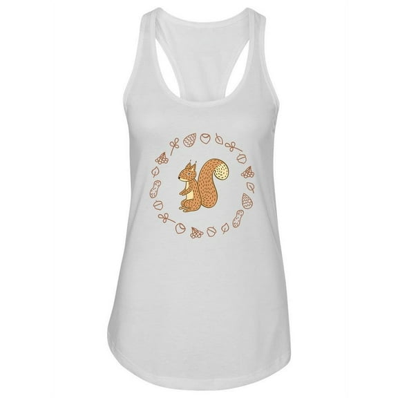 Squirrel  Tank Women -Image by Shutterstock, Female x-Large