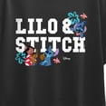 thumbnail image 3 of Lilo & Stitch - Collegiate Flowers - Youth Girls Boxy T-Shirt, 3 of 5