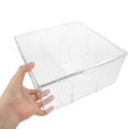 thumbnail image 3 of FESTFENDS Durable Acrylic Card Storage Box with Easy Access Snap Design Transparent, 3 of 8
