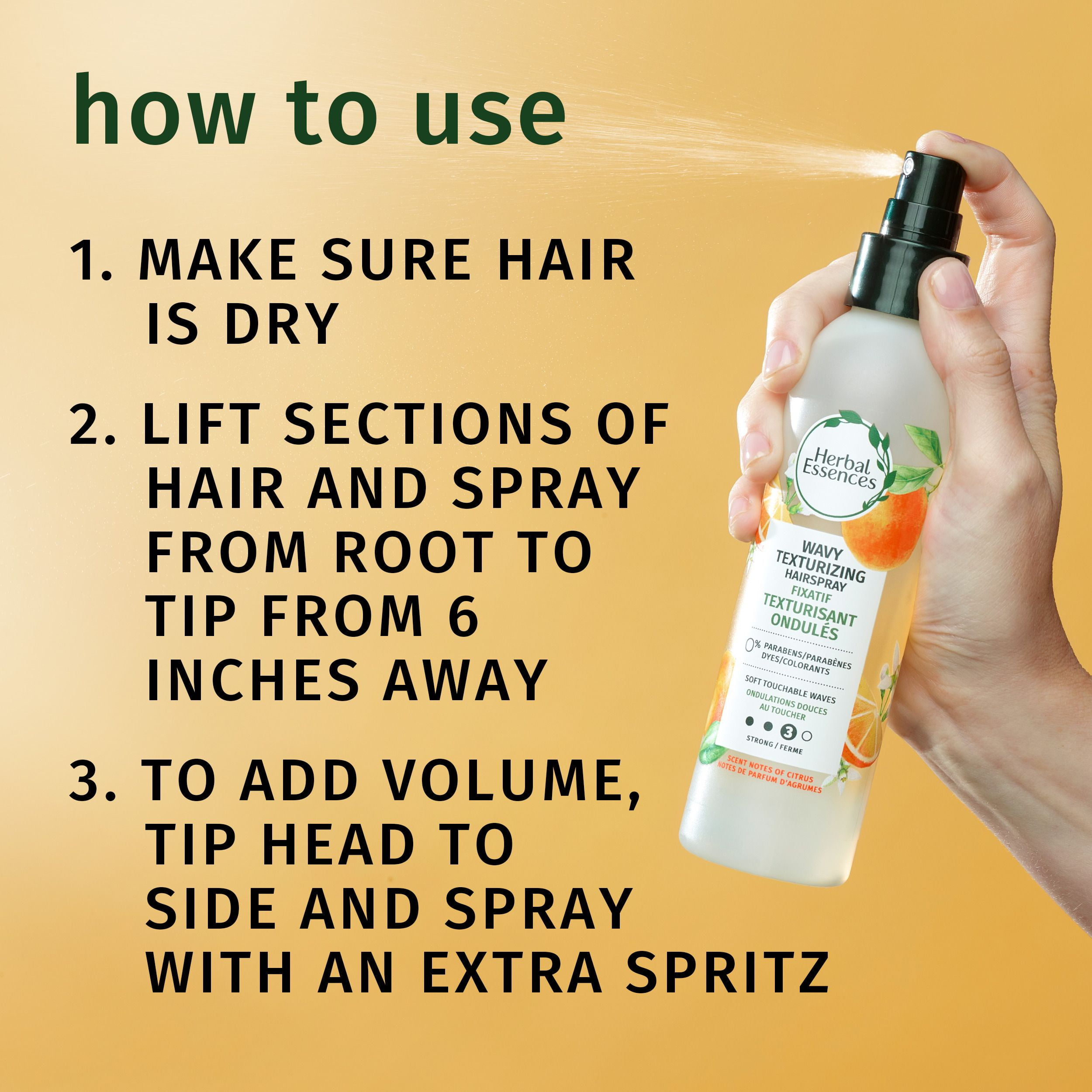 Herbal Essences Wavy Texturizing Hair Spray for Wavy and Curly Hair