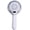 White, variant on Automatic Led Shower Head 3 Colors Led Change Temperature Display Gradual Changing Water Glow Bathroom Pressurized,Chrome,Black,M