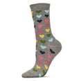 thumbnail image 3 of MeMoi Multicolored Hearts Bamboo Blend Crew Sock - Mens - Male, 3 of 3