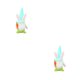 thumbnail image 2 of Wosthever Decoraciones de Pascua Decoración del festival Muñecos de conejito de peluche Decoración de fiesta de primavera Diseño de escena Verde 2piezas, 2 of 6