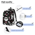 thumbnail image 3 of Goofa The Nightmare Before Christmas Pattern Durable Canvas Daypack - High-Quality Vintage Backpack, Compact & Versatile for Travel and Everyday Use-Medium, 3 of 5