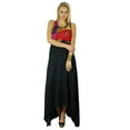 thumbnail image 1 of Bimba Femmes Robe Longue Asymétrique Casual Robe Taille Élastique Casual Wear, 1 of 7