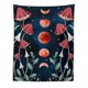 thumbnail image 1 of Psychedelic Moon Fase Tapiz Colgante de Pared Micología Seta Cielo estrellado Fase Luna Tapices florales Decoración Bohemia kaili Sencillez, 1 of 2