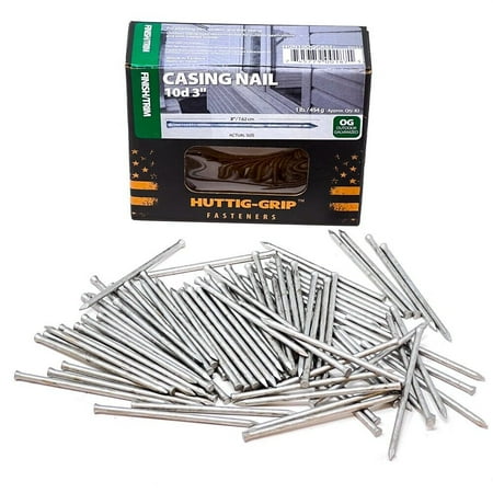 

Huttig-Grip 3 Galvanized Finish Trim Casing Nails 10D