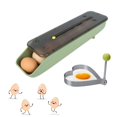 thumbnail image 2 of Egg Trays for Refrigerator, Green, Plastic, Stackable, Anti-Slip Design, Time Record Function, 1 Pieces, 2 of 5