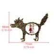 thumbnail image 4 of Broche Qarigey Vintage Caperucita Roja 7.0cm 5cm, 4 of 6