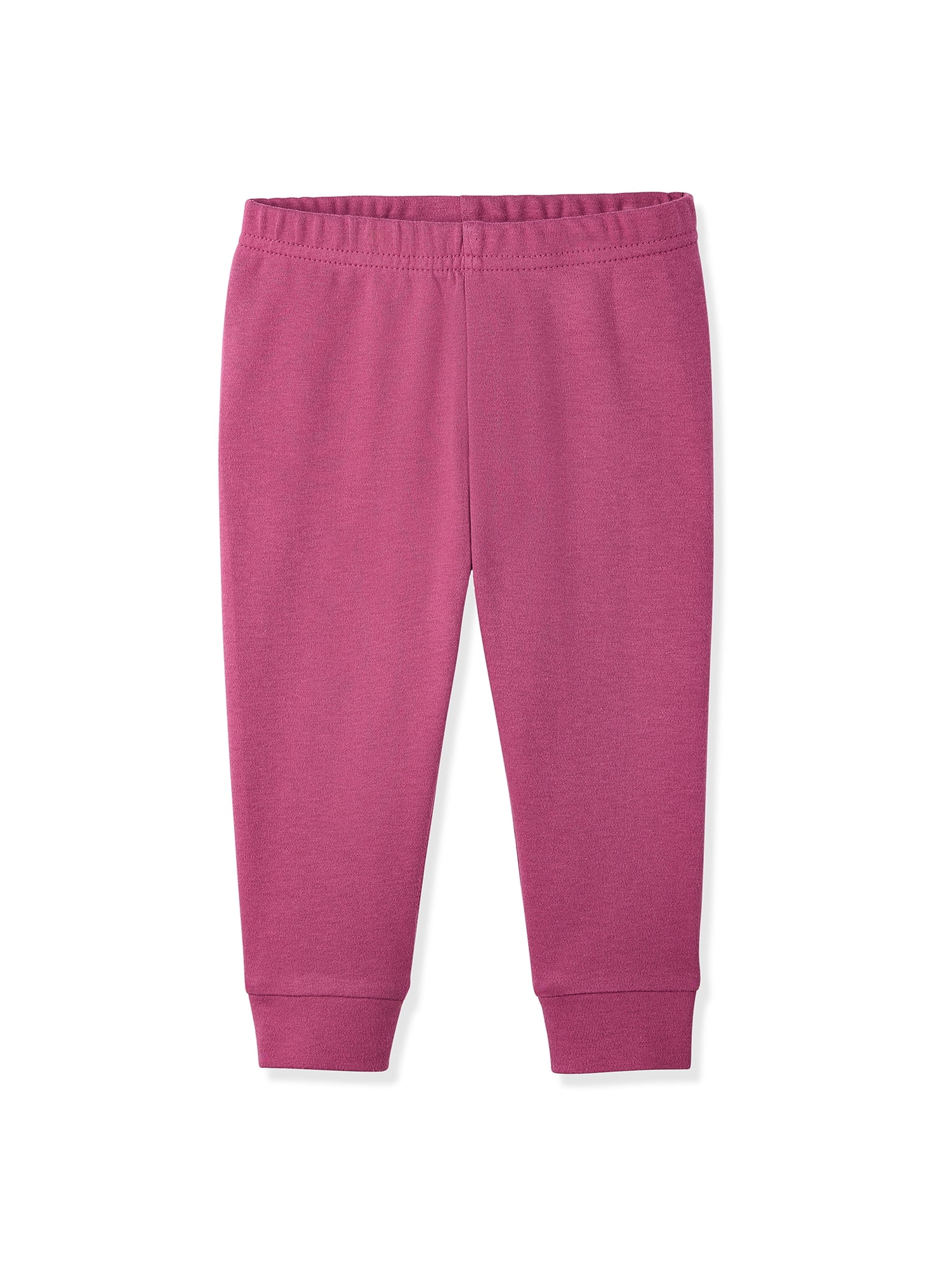 Garanimals Newborn & Baby Girl 100% Cotton Jogger Pants, Sizes 0–24M, Single or 4-Pack