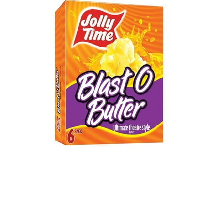 Jolly Time Blast O Butter Theatre Style Popcorn (Pack of 2) 6 Count (The Best Popcorn Balls)