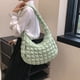 thumbnail image 5 of Bolso tipo cartera con burbujas para mujer, Bolso informal con pliegues en la nube, Bolso para citas diarias de gran capacidad, 5 of 6