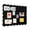Black, variant on Foldable Bulletin Felt Board, 35x24 Inches Cork Board Alternative, Felt Board Decorative Pin Board for Wall, Photo Board Self-Adhesive Vision Board,Beige
