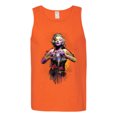 thumbnail image 2 of Wild Bobby Marilyn Monroe Watercolor Love Pop Culture Men Graphic Tank Top, Orange, 3X-Large, 2 of 5