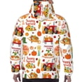 thumbnail image 7 of Lsque Fall Farm Pumpkin Pattern Casual Men's Hoodie,Hooded Sweatshirt with Kangaroo Pocket,Pullover Hoodie-Medium, 7 of 7