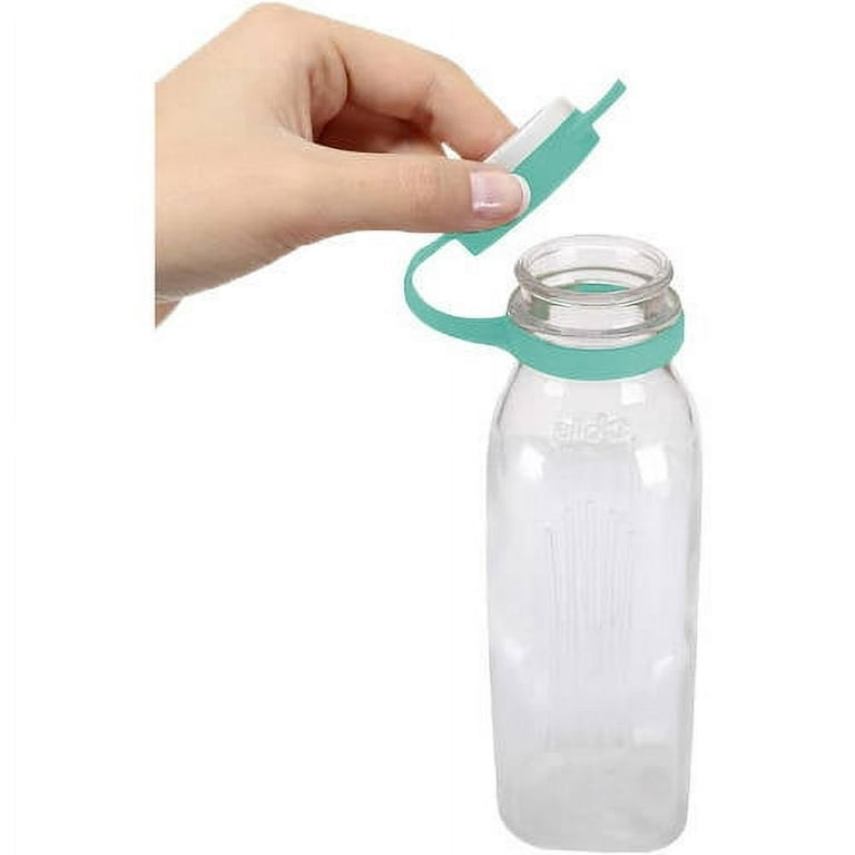 Ello Percy 22 Oz. BPA-Free Glass Water Bottle with Stopper (2-Pack