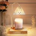thumbnail image 5 of UNTIMATY Candle Warmer Lamp Adjustable Height Candle Wax Warmer with Timer, Dimmable Wax Melts Warmer for Jar Candles with 2 Bulbs(Gold), 5 of 11