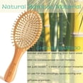 thumbnail image 3 of Kakating 4 Pack Bamboo Hair Brush for Hair Growth | Natural Wooden Hair Brushes Detangling Massaging Scalp Bulk, 3 of 6