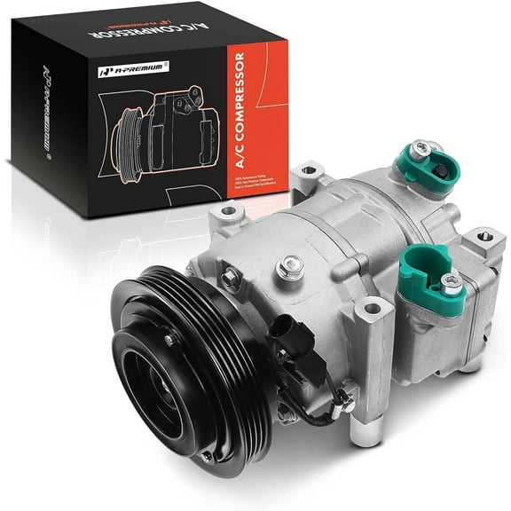 A-Premium Air Conditioner AC Compressor with Clutch Compatible with Hyundai Elantra 2007-2012 L4 2.0L