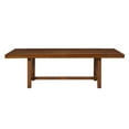 thumbnail image 3 of Walker Edison Dark Oak Country Expandable Dining Table, 3 of 8