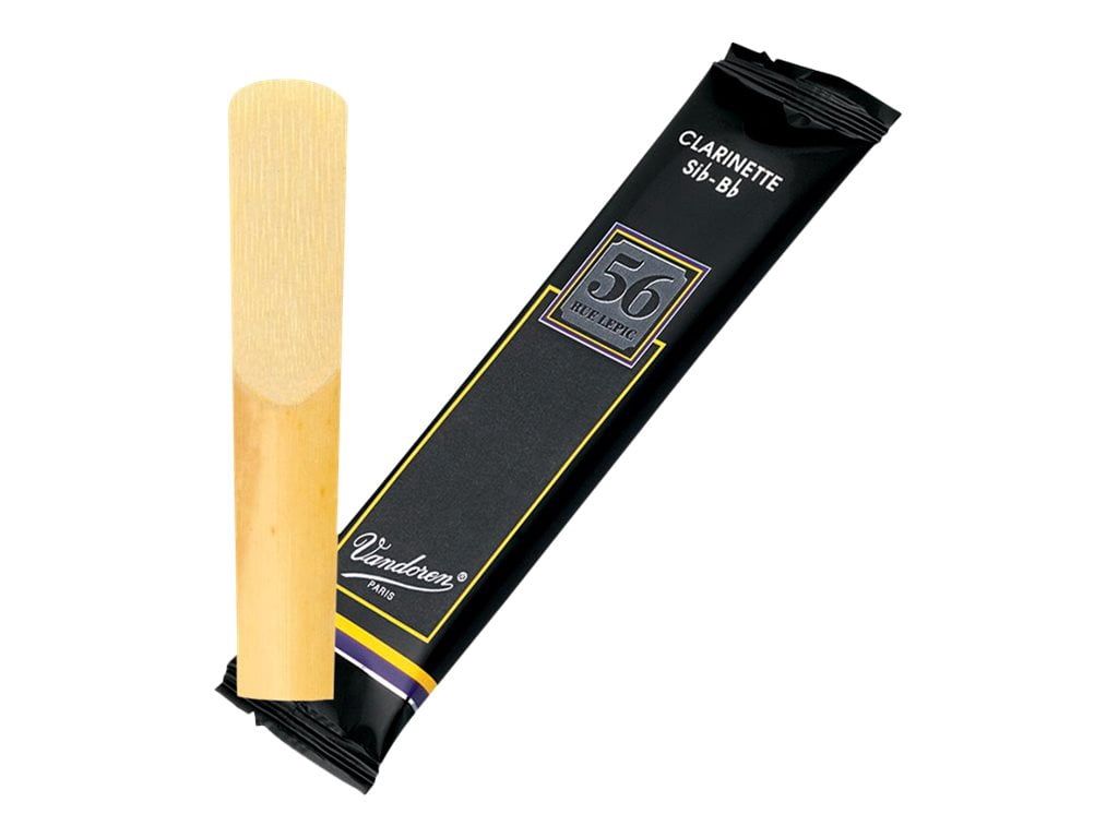 Vandoren Bb Clarinet 56 Rue Lepic Reeds Strength #3.5+; Box of 10
