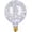 White, variant on LINLIN LED G95 Vintage Filament Light Bulb, E27 3W 300LM Antique Globe Edison LED Starry Bulb Firework Industrial Spiral Design Light for Home Festival Decorative AC85-265V