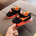 thumbnail image 4 of LoyisViDion Toddler Shoes Clearance Children&nbsp;Baby Girls Boys Breathable Shoes Mesh Led Luminous Sport Run Sneakers Shoes Orange 5.5-6Years, 4 of 9