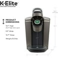 Keurig KElite Single Serve KCup Pod Coffee Maker, with Strong