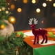 thumbnail image 5 of Adornos Navideños de Ciervo, Colgante Navideño de Ciervo Nevado, Adornos Navideños con Ambiente Flocado, Decoraciones Navideñas de Reno para Mesa., 5 of 6