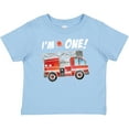 thumbnail image 3 of Inktastic I'm 1 Fire Truck 1st Birthday Boys or Girls Baby T-Shirt, 3 of 5