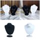 thumbnail image 2 of Velvets Jewelry Display Stand Velvets Jewelry Organizers Suitable for Earrings and Rings Professional Photography Props White, 2 of 5