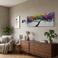 thumbnail image 2 of Large Colorful Tree of Life Canvas Wall Art, Abstract Tree Decor Painting Canvas Print for Living Room, Bedroom, Office Decorations, Gifts for Men, 2 of 7