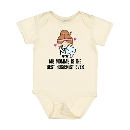 

Inktastic Best Hygienist Ever Mommy Gift Baby Girl Bodysuit
