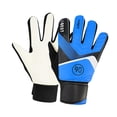 thumbnail image 2 of Guantes de portero de fútbol de alto rendimiento para entrenamiento de partidos, antideslizantes y cómodos. azul, 2 of 9