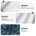 thumbnail image 7 of Kdxio Blue and White Gradient Snowflake Hand Towel with Loop Hanging Towel Absorbent Tie Towels for Kitchen Tea Bar Bathroom Decor, 7 of 7