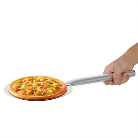 Aluminium Alloy Pizza Holder Round Cake Lifter Pizza Peel for Baking Homemade Pizza And Bread，Best Tool for Pizza Makers, Outdoor Pizza Ovens And Barbecues，9