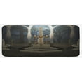 thumbnail image 1 of Gothic Kitchen Mat, Digital Scene of a Secret Forest, Plush Decorative Kitchen Mat with Non Slip Backing, 47" X 19", Dark Taupe and Dusk, by Ambesonne, 1 of 1