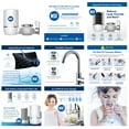 thumbnail image 4 of Waterdrop WD-FC-01 NSF Certified Basic Faucet Filter, 320-Gallon Carbon Fiber Faucet Filtration System, Tap Water Filter, Reduces 94.2% Chlorine, Bad Taste and Odor with One Filter, 4 of 10