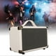 thumbnail image 4 of Vintage Bluetooth Speaker Multifunction M3 Leather Heavy Bass Knob Control Portable Wireless Speaker for Outdoor Party White, 4 of 5