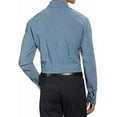 thumbnail image 2 of Kirkland Signature Men's Traditional Dress Shirts (Dark Blue/ Grey Check, XL 17-17.5x34/35), 2 of 4