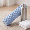 thumbnail image 5 of 17.72-Inch Textured EVA Foam Roller, Solid High-Density Exercise Massage Roller for Warm-Up, Mobility and Post-Workout Use, Blue, 5 of 7