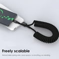 thumbnail image 4 of HomeLife 5A Spring Extension Micro USB Type-C Fast Charging Data Cable Phone Charger Cord, 4 of 13