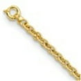 thumbnail image 3 of Auriga Fine Jewelry 14K Yellow Gold Polished 7mm Open Link Cable 7.5 inch Bracelet for Women, 3 of 6