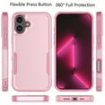 thumbnail image 6 of iPhone 17 Case , 2 in 1 Phone Case for iPhone 17 6.3 inch ,Takfox Shockproof Protection Heavy Duty Armor Hard Plastic & Rubber Rugged Full Body Bumper Cover- Rose Gold, 6 of 8